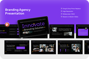 Branding Solutions PowerPoint, a Presentation Template by Annora Studio