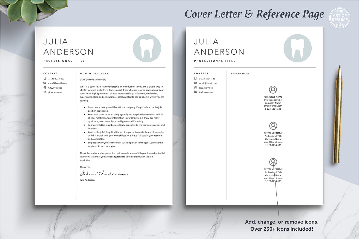 Dental Resumes | Dentist CV Resume, a Resume Template by The Art of Resume (Photo 6 of 8)