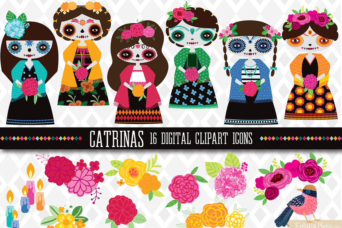 Dia de los Muertos: Catrina Dolls, an Icon by happychinchilla (Photo 1 of 2)