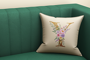 Floral Gold Alphabet PNG Clipart A-Z, an Object Illustration by KennedyStudio (Thumbnail 4 of 4)