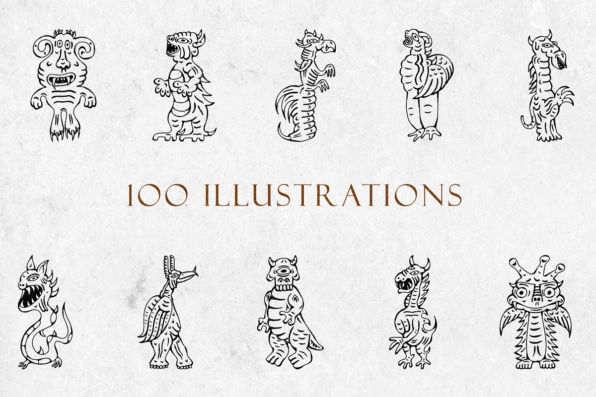 Medieval Monsters Vol 1, a Decorative Illustration by Tekuni (Photo 13 of 14)