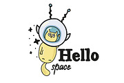 Space - big set +2 patterns, an Animal Illustration by pashigorov (Thumbnail 4 of 9)