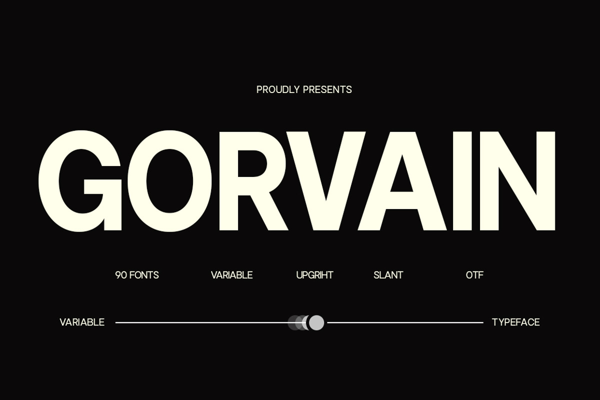 Gorvain, a Sans Serif Font by Keren Studio (Photo 1 of 15)