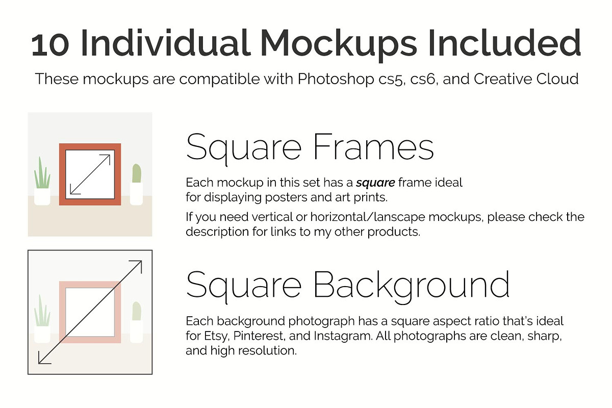 Etsy & Instagram Print Mockup, a Print Template by Drifter Studio PrintShop (Photo 3 of 4)