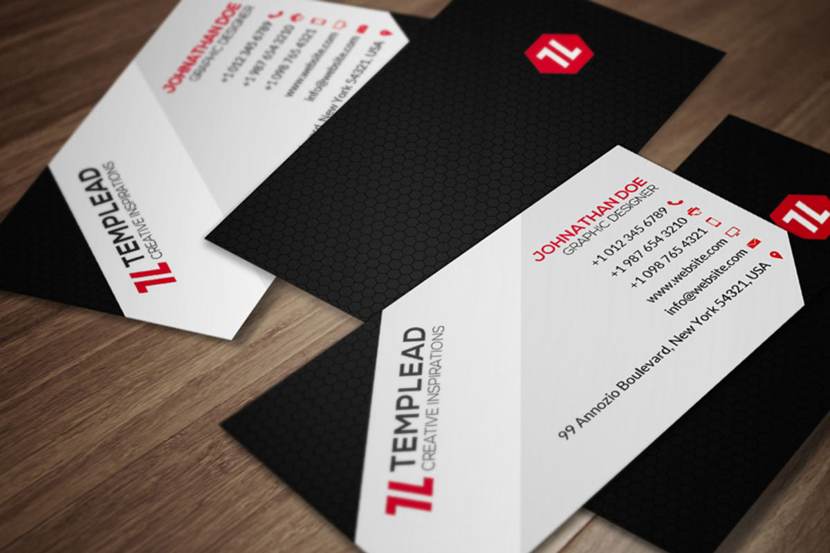 Corporate Business Card CM119, a Business Card Template by annozio (Photo 1 of 4)