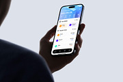 Phone 15 Pro Mockup in Hand, an iPhone Mockup by Asylab (Thumbnail 3 of 4)