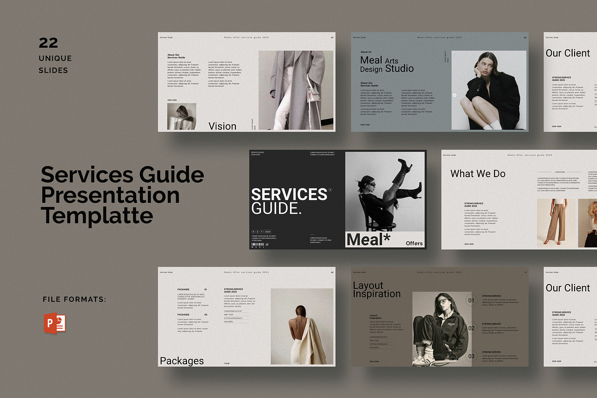 Services & Pricing Guide, a Presentation Template by Dream-Lab (Photo 1 of 9)