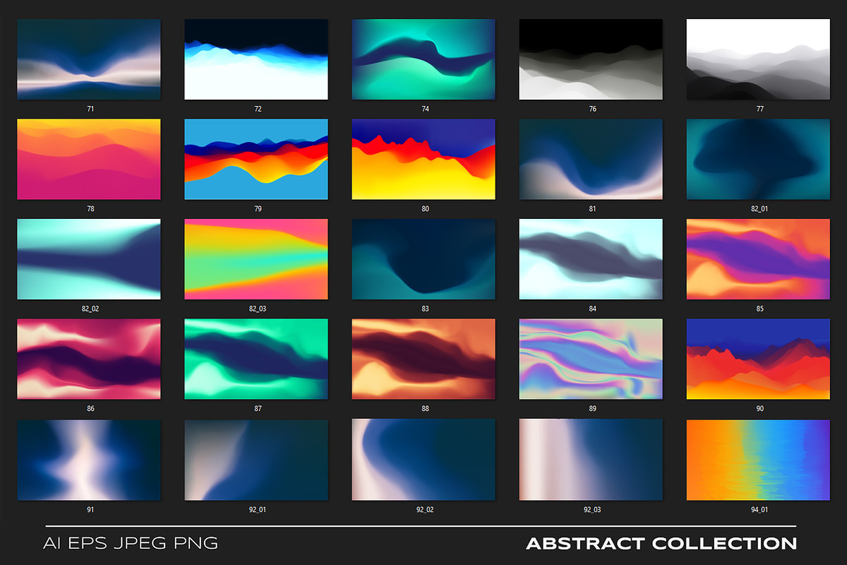 230 Gradients Vector Backgrounds, a Gradient Add-On by RDShop (Photo 2 of 9)