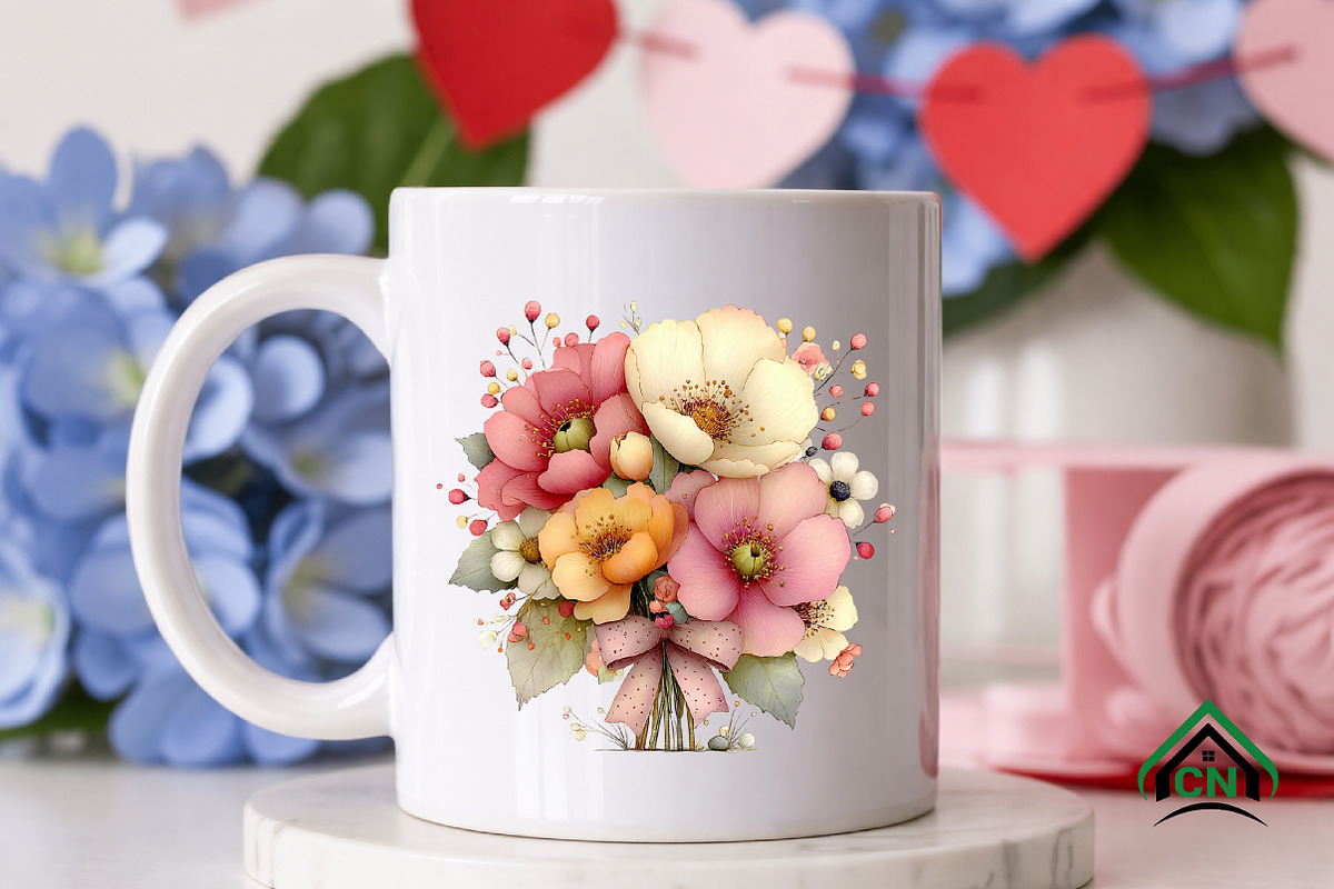 Whimsical Mother's Day Flowers Clipa, an Illustration by Craft Nest (Photo 7 of 12)