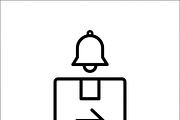 43 Delivery Parcel Icon Set, an Outline Icon by adenpinkstore (Thumbnail 3 of 13)