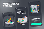 Graphic Design 3d Render, an Emoji Icon by Vectors Market (Thumbnail 2 of 8)