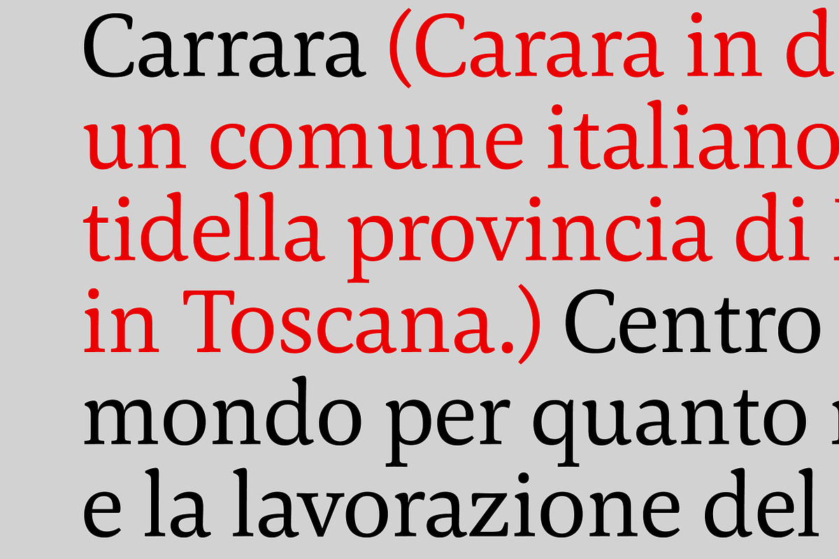 Carrara, a Serif Font by Hoftype (Photo 4 of 14)