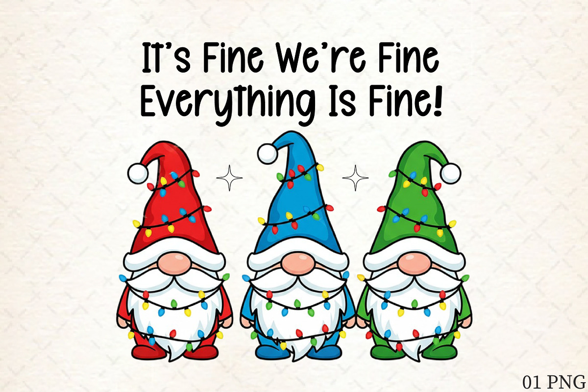 It's Fine We're Fine Everything is F, an Illustration by Libby Wishes (Photo 1 of 6)