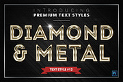 Diamond & Metal #2 - 16 Text Styles, a Layer Style Add-On by Jonas Stensgaard (Thumbnail 13 of 19)