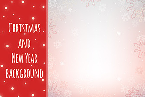 Christmas and New year background