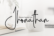 Jhonathan, a Handwritten Font by Majelis Font (Thumbnail 1 of 9)
