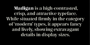 Madigan, a Serif Font by Hoftype (Thumbnail 12 of 13)