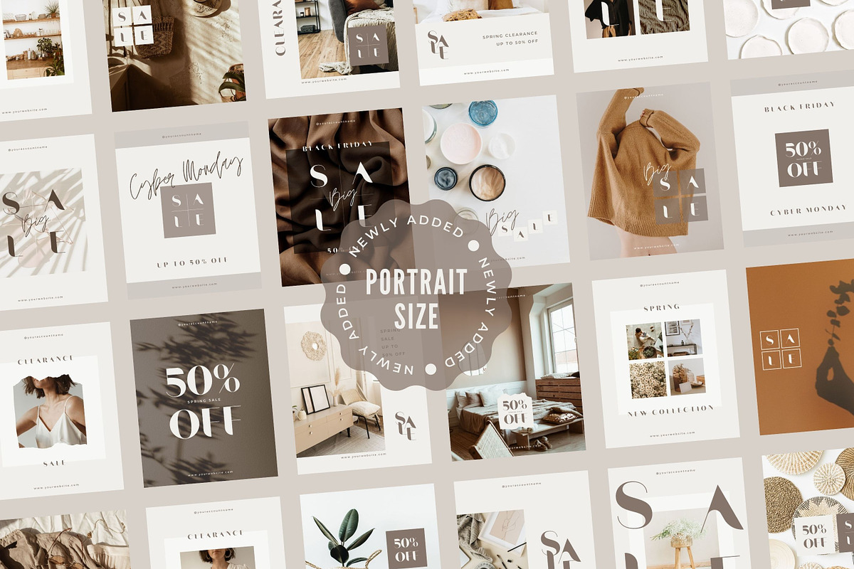Instagram Template Canva Sales Promo, a Social Media Template by Keikoya (Photo 2 of 21)