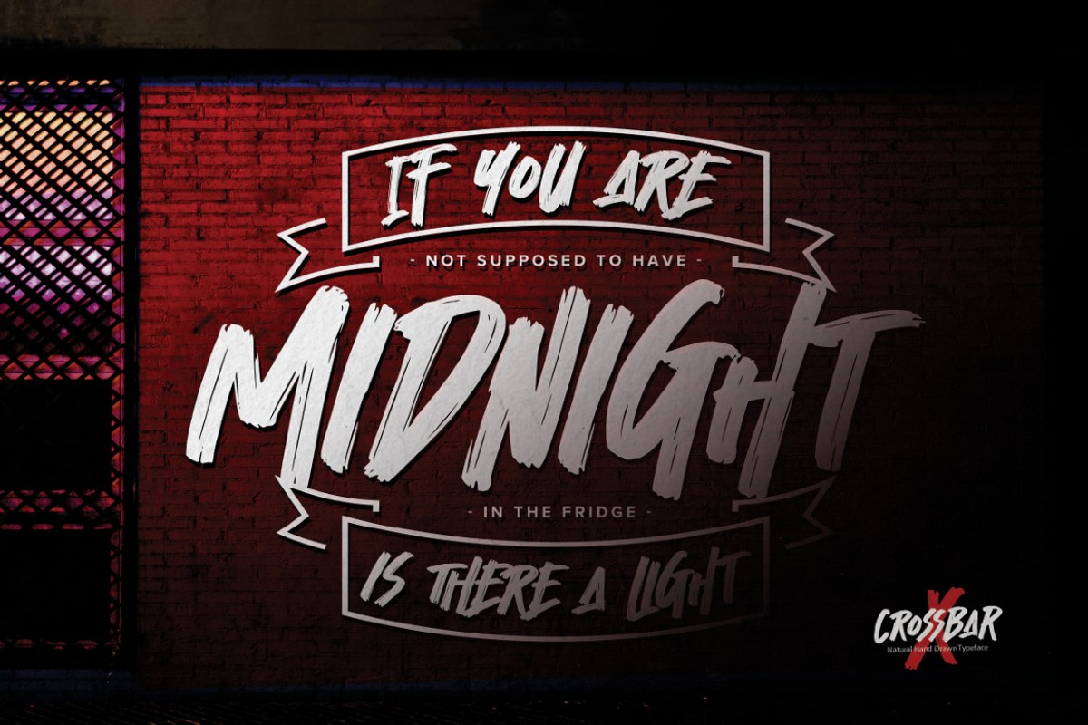 Crossbar - Natural Hand Drawn Font, a Font by Gassstype (Photo 6 of 8)