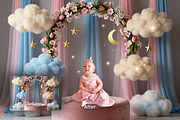 22 Soft Baby Digital Backdrops, a Background Graphic by 3Motional (Thumbnail 3 of 7)