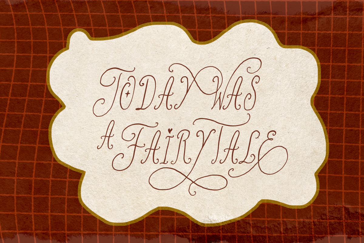 Poetry Velvet Curly Font, a Handwritten Font by Letterhend Studio (Photo 4 of 9)