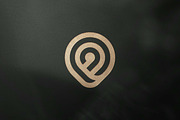 Letter A Pin Logo Templates, a Branding & Logo Template by ganuDESIGN (Thumbnail 1 of 3)