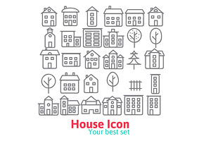 Line House Icon