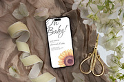 Pavo - Baby Shower Invitation, an Invitation Template by CinderHeart Designs (Thumbnail 2 of 4)