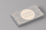 Card set with mandala logo, a Business Card Template by ghost friend's shop (Thumbnail 1 of 2)