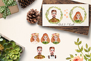 LOVE wedding  floral collection, an Object Graphic by DigitalDream (Thumbnail 9 of 14)