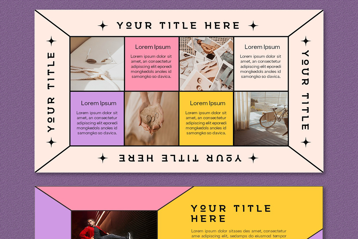 Line Retro Powerpoint Template, a Presentation Template by SKY CREATION (Photo 4 of 7)