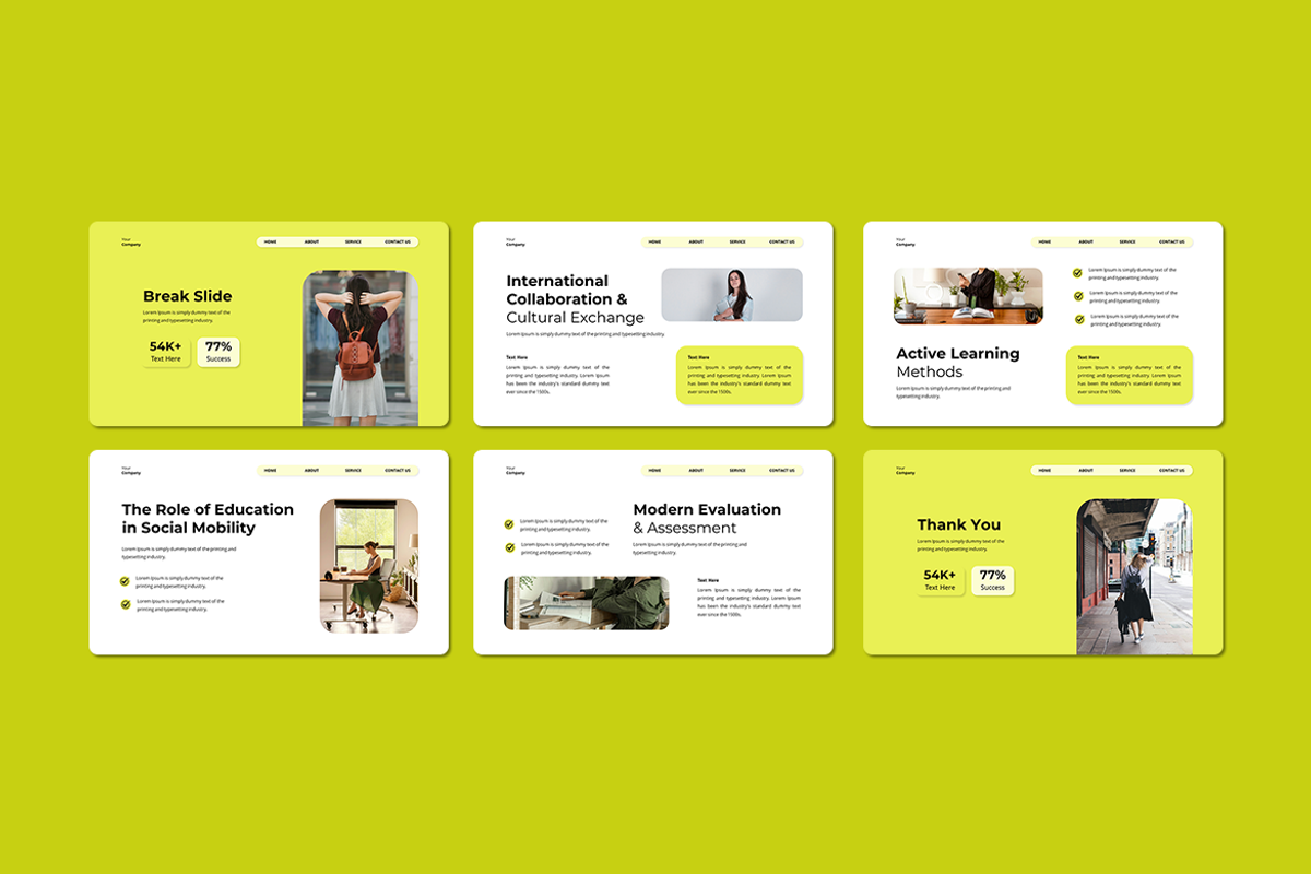 Academic Education - PowerPoint, a Presentation Template by QR Design Studio (Photo 3 of 3)