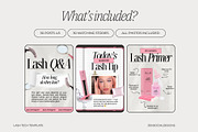 Lash Tech Instagram Templates, a Social Media Template by ZenSocialDesigns (Thumbnail 3 of 9)