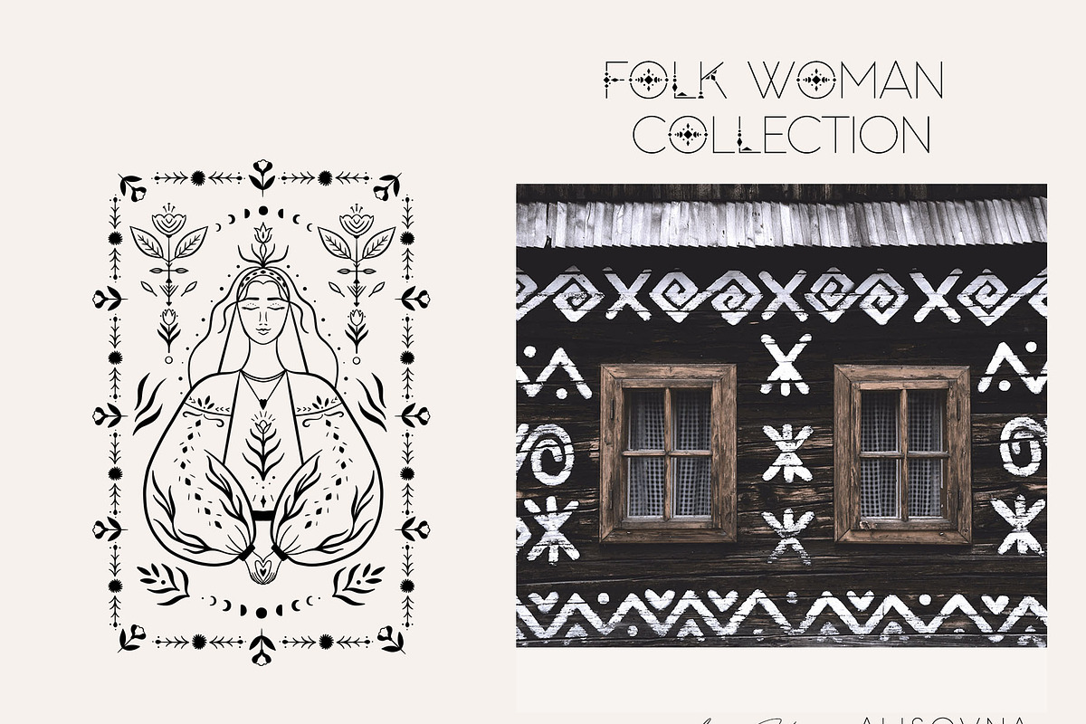 Folk woman collection, a Person Illustration by Alisovna (Photo 9 of 9)