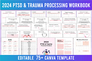 2024 PTSD&Trauma Processing Workbook, a Print Template by Shumaya (Thumbnail 1 of 5)