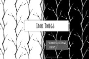 Wild Lines Branch Pattern, a Pattern Graphic by Gribanessa (Thumbnail 1 of 4)