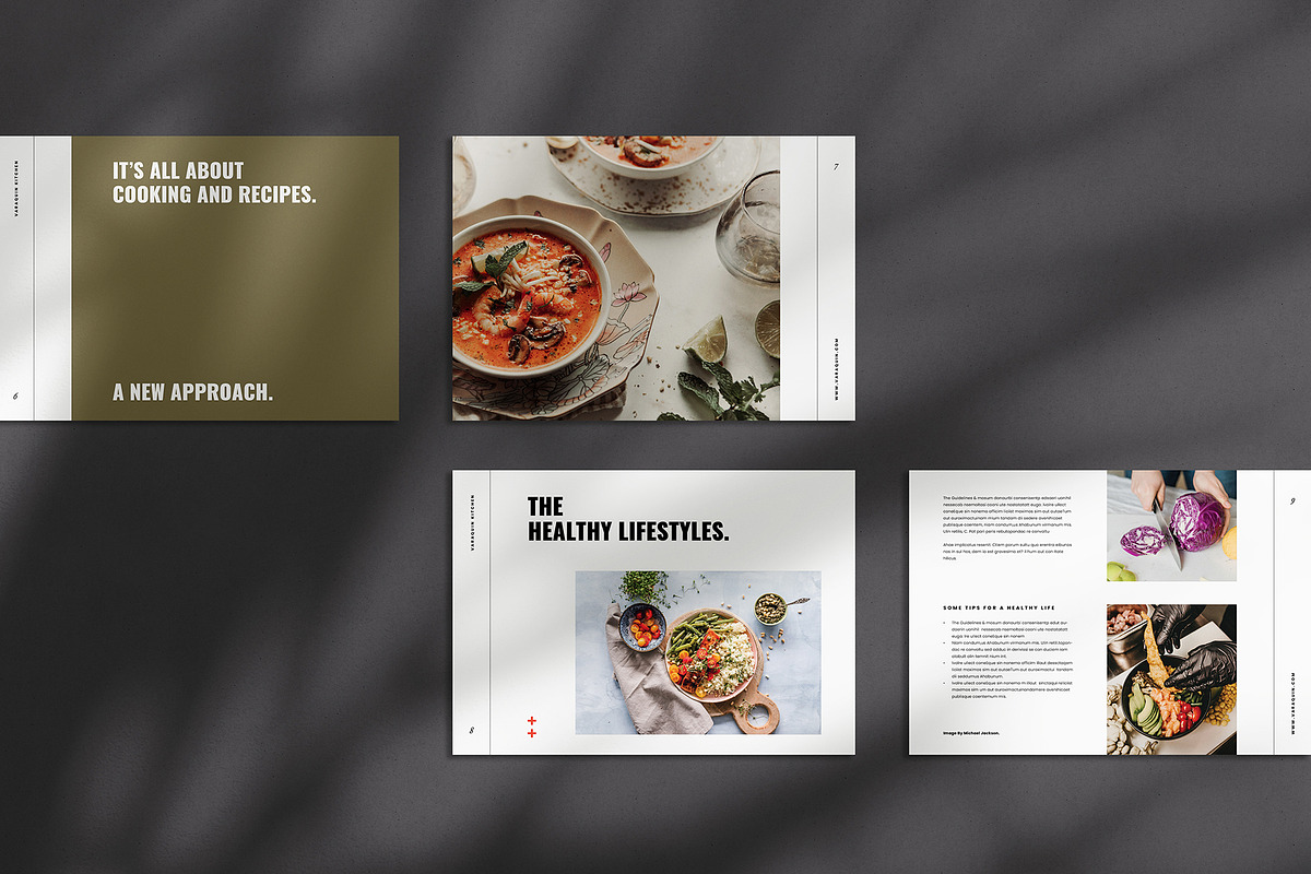 Cookbook / Recipe Book Landscape, a Brochure Template by Occy Design (Photo 3 of 7)