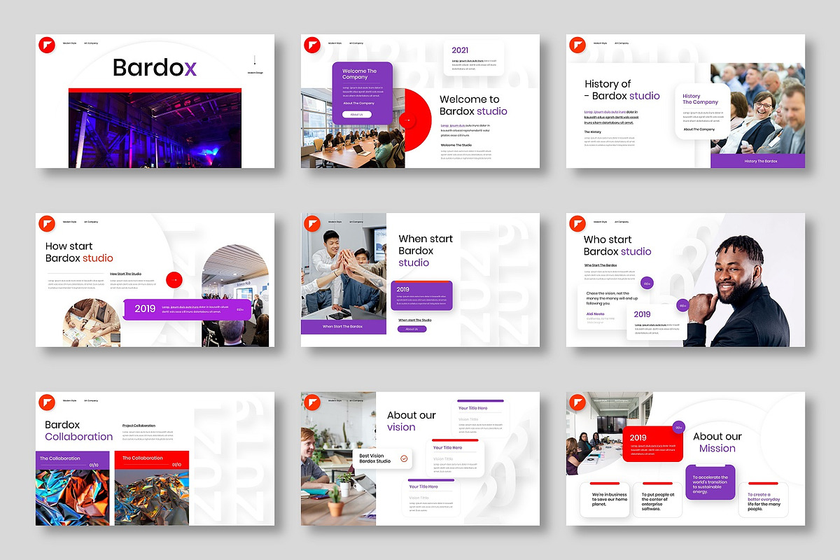 Bardox – Business PowerPoint Templat, a Presentation Template by Dens Creative Studio (Photo 2 of 6)