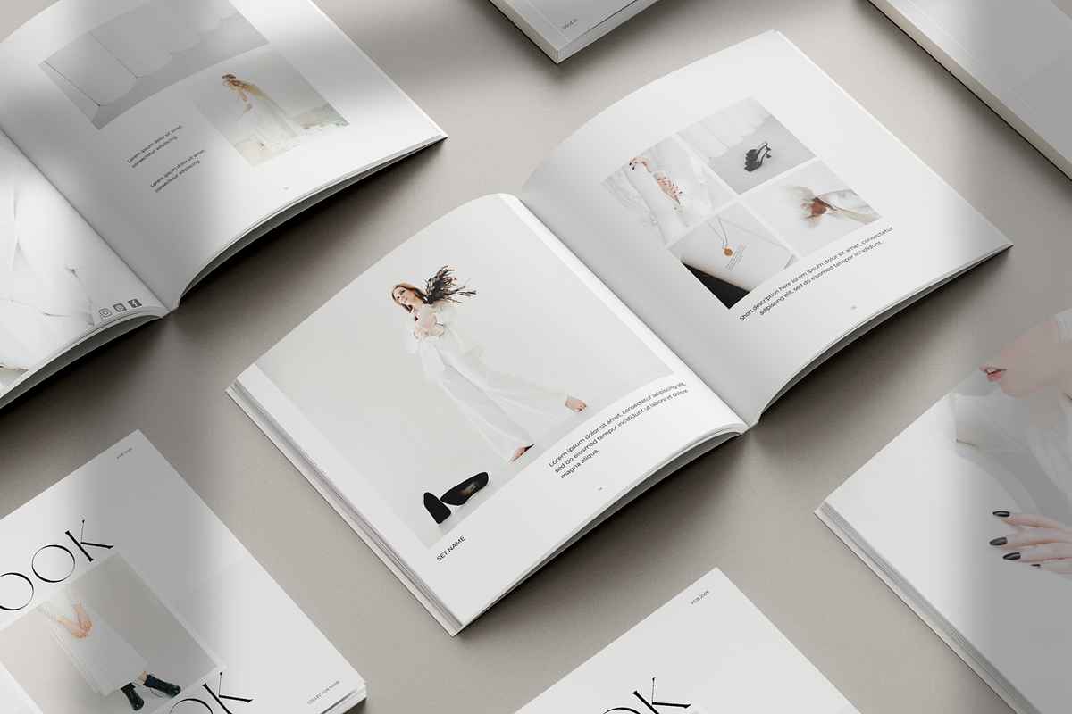Elegant Lookbook Square Magazine, a Magazine Template by Creatif Foundry (Photo 1 of 8)
