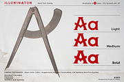 illuminatum - serif font family, a Serif Font by Artistic & Unique (Thumbnail 3 of 14)