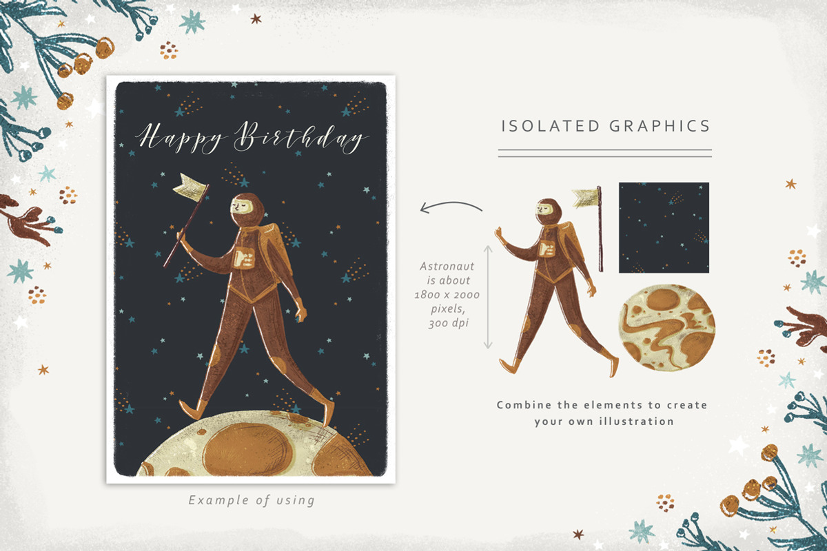 Space Travel Collection, a Decorative Illustration by Yeticrab (Photo 3 of 10)