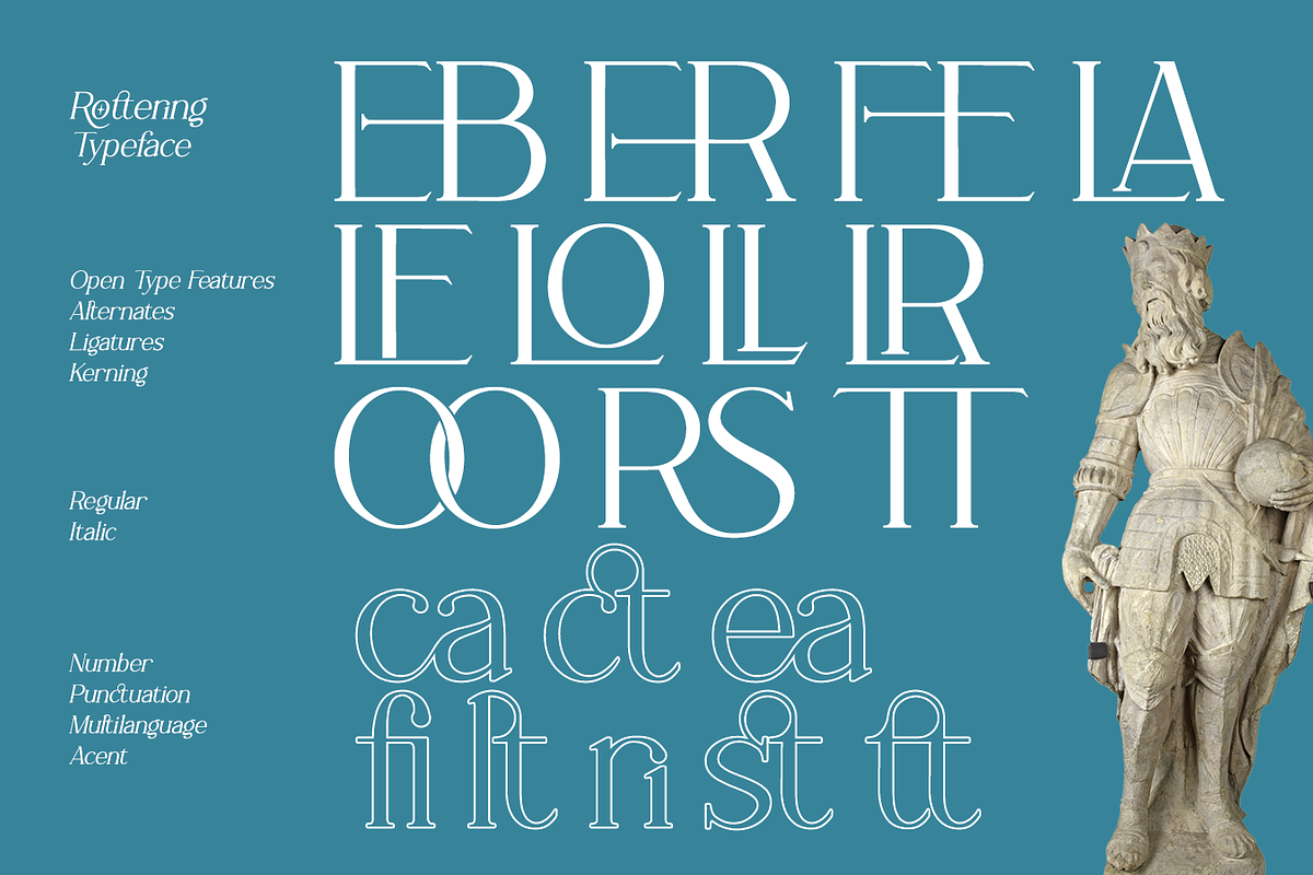 Rottering - Modern Serif Typeface, a Serif Font by Absonstype (Photo 8 of 12)