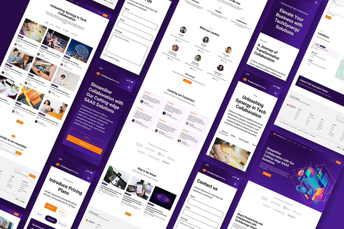 SAAS Website Template in Figma, an UI Kit Template by LoyolDesigns (Photo 4 of 4)