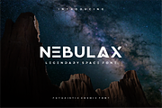 NEBULAX - futuristic modern font, a Sans Serif Font by Vroz Studio (Thumbnail 1 of 9)