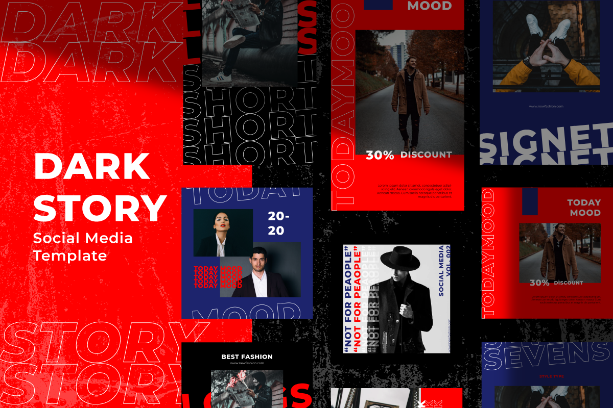 Sale Bundle Instagram Media Kit, a Social Media Template by Inkofert (Photo 3 of 13)