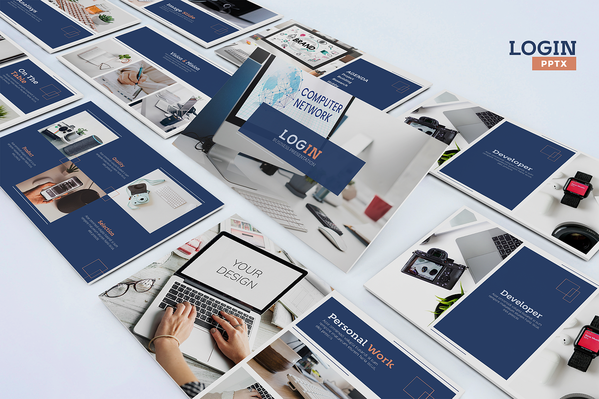 Login - Powerpoint Template, a Presentation Template by UnicodeID ...