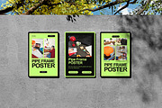 Pipe frame Poster Mockup, an Advertising Mockup by HanaSaka_Studio (Thumbnail 2 of 5)