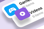 3D Layers Isometric App Mockup Kit, an iPhone Mockup by SL Studio (Thumbnail 7 of 7)