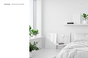 Bedroom Wallpaper Wall Decal Mockup, a Product Mockup by creatsy2 (Thumbnail 2 of 6)