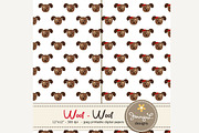 Dog Puppy Digital Papers, a Pattern Graphic by JennyL Designs (Thumbnail 2 of 5)